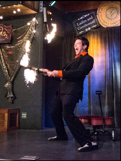 Torch juggling at Rogue 2015